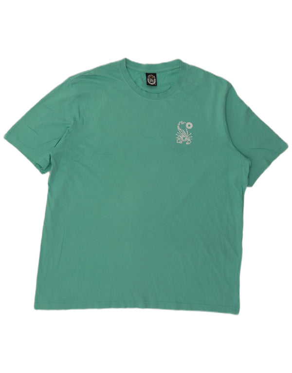 Tricou de bărbați Scorpion Bay cu imprimeu, mărimea 2XL, verde