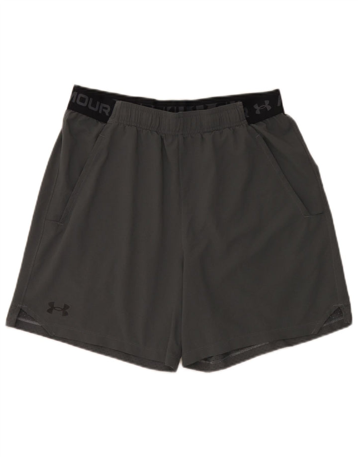 Pantaloni scurți sport grafic Under Armour pentru bărbați, mari, gri, color block