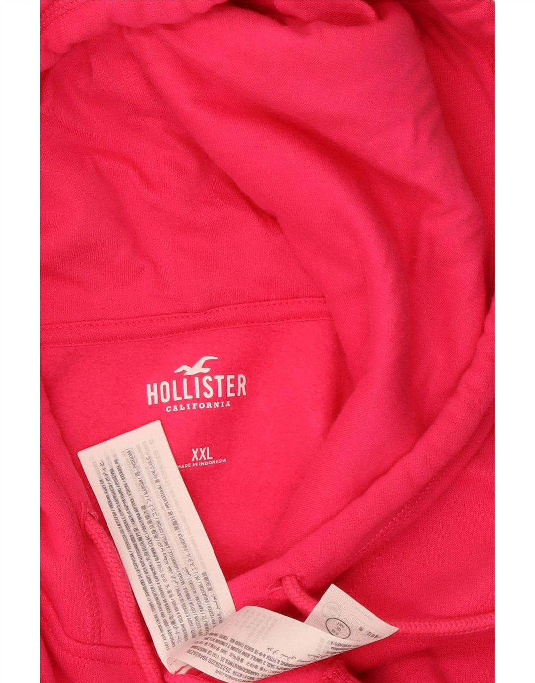 Pulover supradimensionat pentru femei HOLLISTER UK 20 2XL bumbac roz