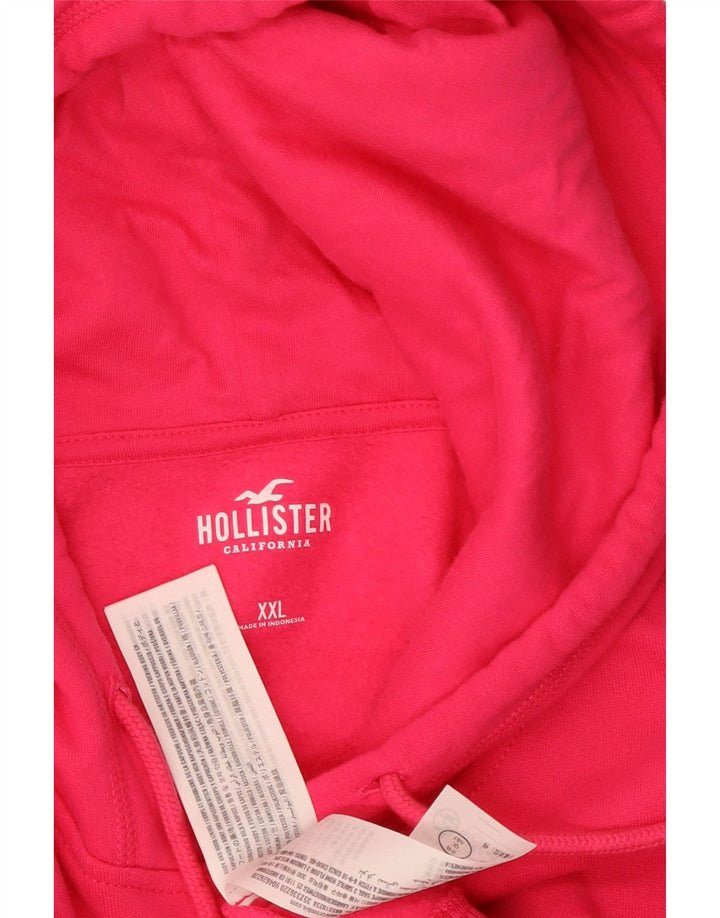 Pulover supradimensionat pentru femei HOLLISTER UK 20 2XL bumbac roz
