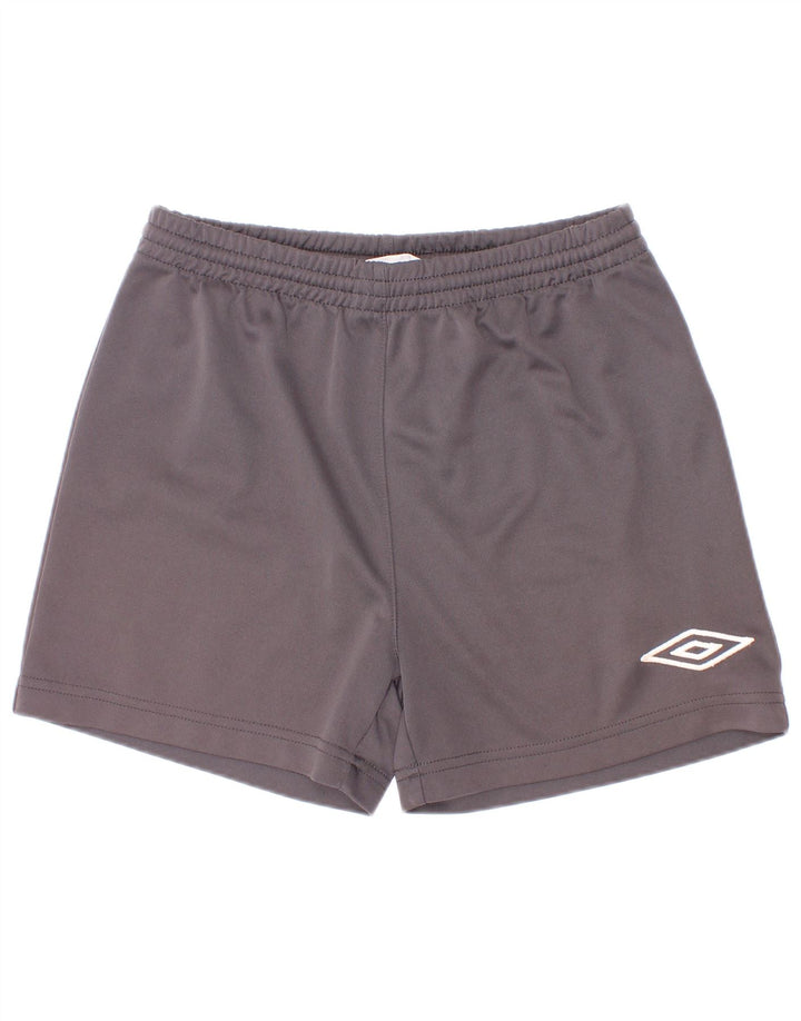 Pantaloni scurti sport pentru băieți Umbro 9-10 ani, gri mediu