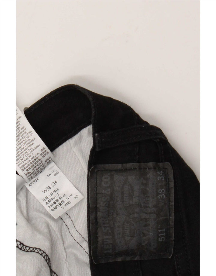 Blugi Levi's 511 Slim pentru bărbați W38 L34 bumbac negru