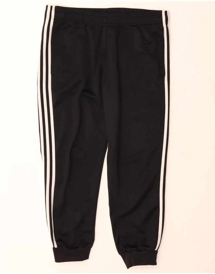 Pantaloni de trening Adidas pentru bărbați Joggeri poliester mediu negru