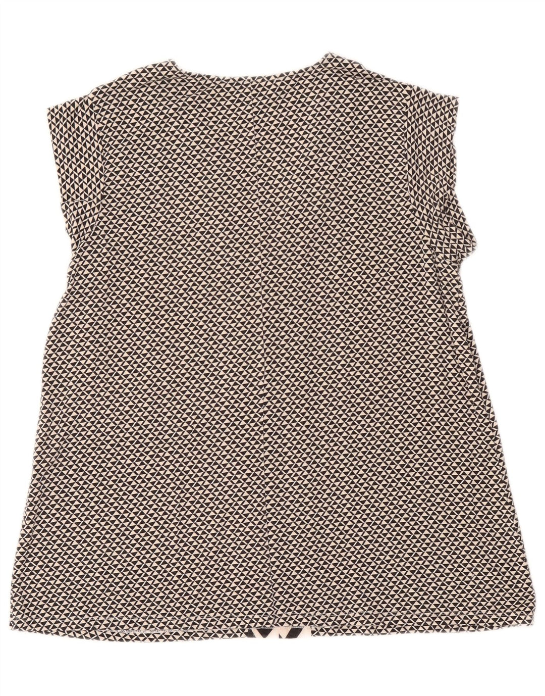 Bluză de weekend pentru femei Max Mara Top UK 14 Large Black Geometric