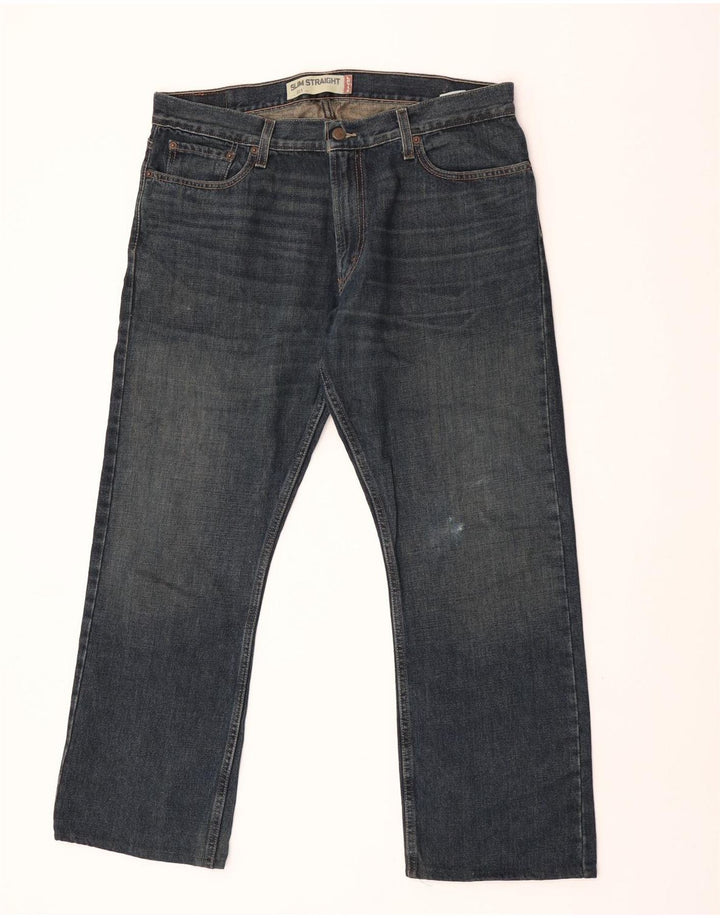 Blugi Levi's 514 Slim Straight pentru bărbați W36 L30 Bumbac albastru