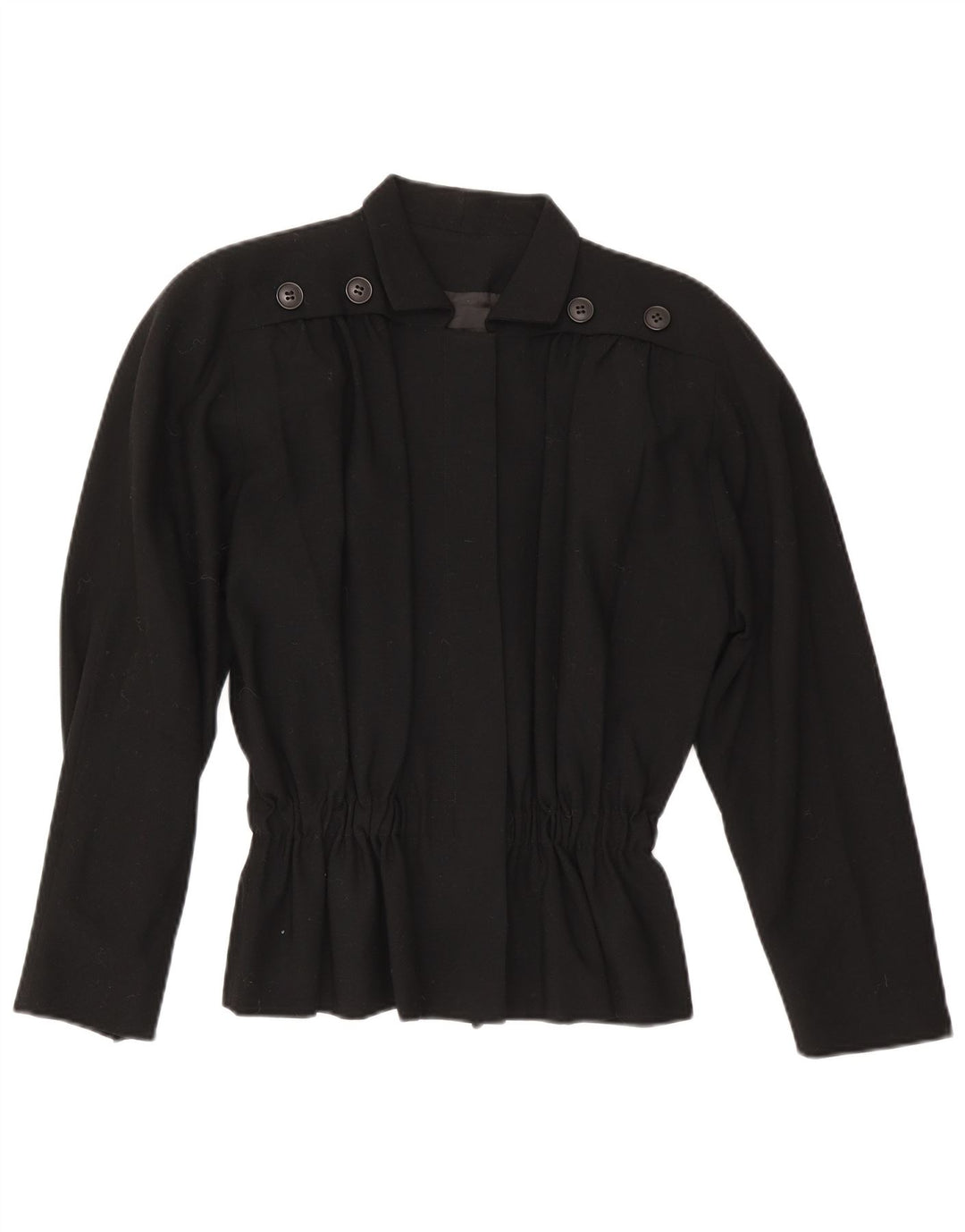 Jachetă Blazer pentru femei Erreuno EU 40 Lână neagră medie