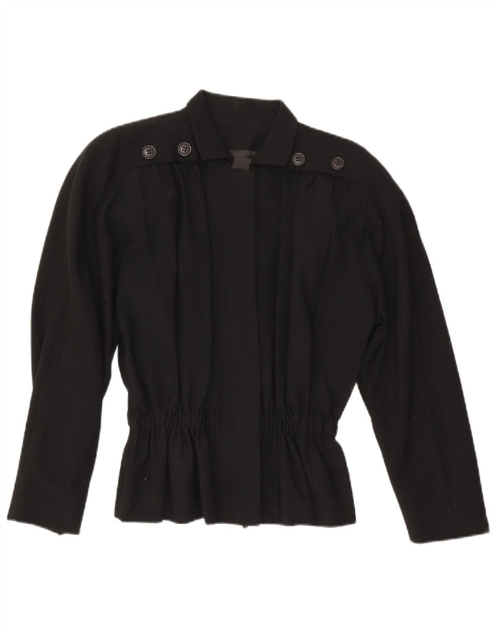 Jachetă Blazer pentru femei Erreuno EU 40 Lână neagră medie