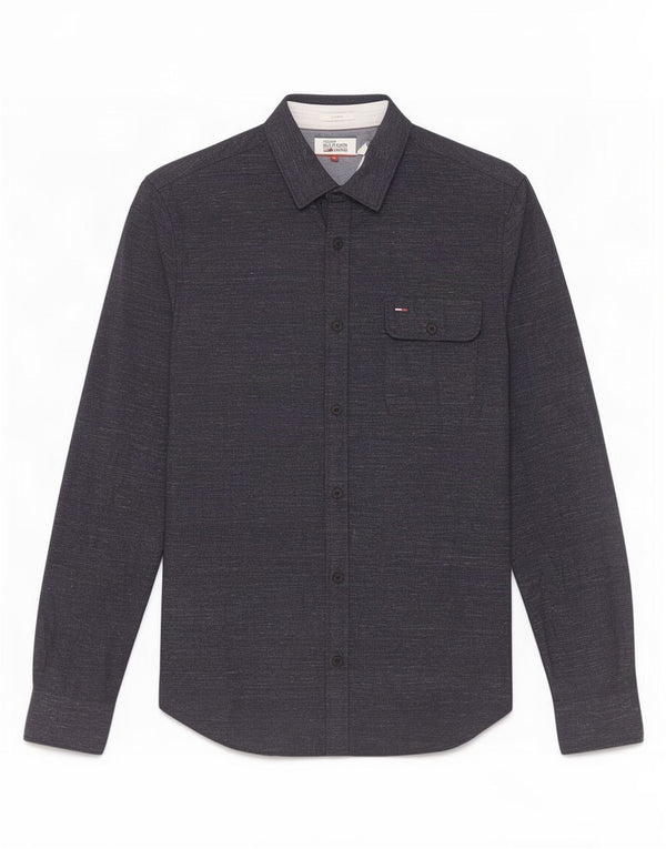 Cămașă pentru bărbați Tommy Hilfiger XS bleumarin, bumbac cu pete