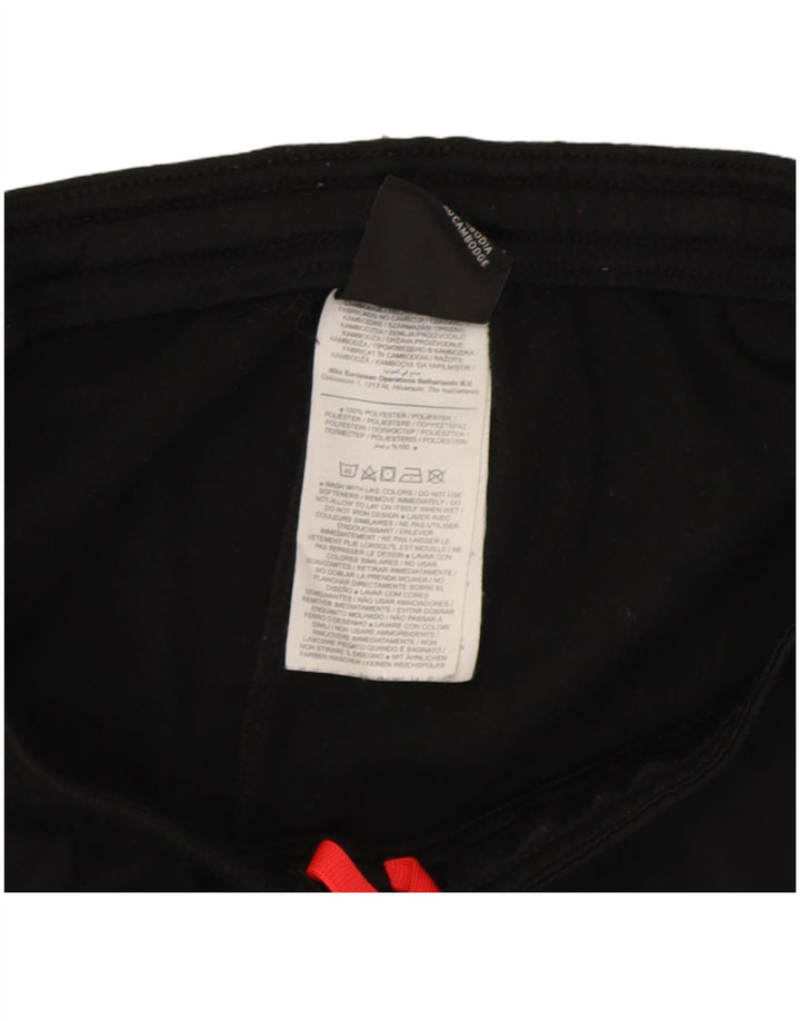 Pantaloni de trening Nike pentru femei UK 12 Medium Black Colorblock Poliester