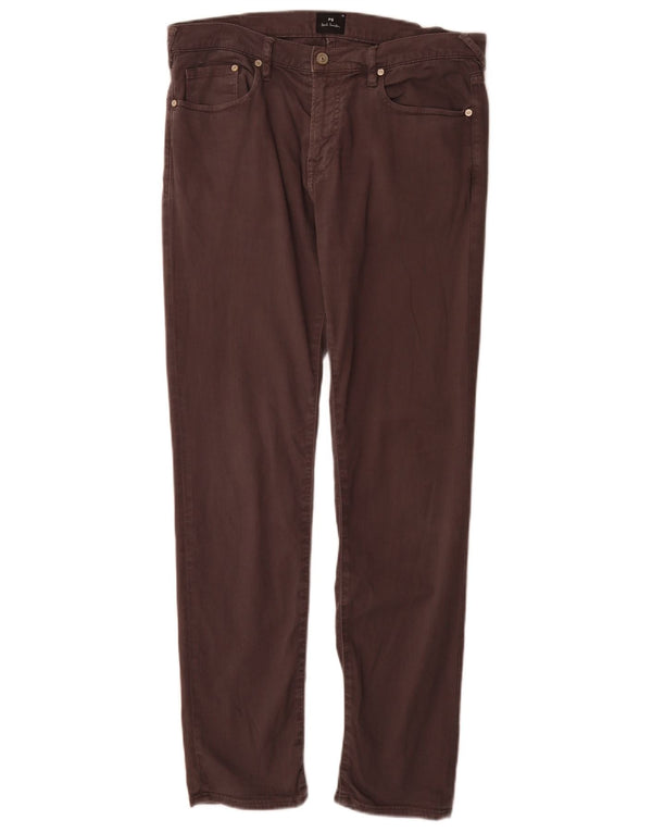 Pantaloni casual slim pentru femei Paul Smith L32 L30 bumbac gri