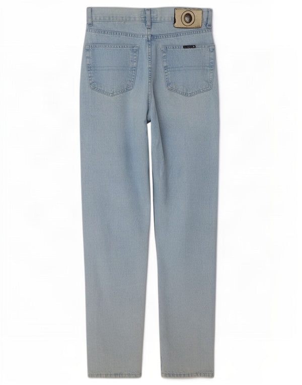 Trussardi blugi conici pentru femei cu talie înaltă W28 L33 bumbac albastru