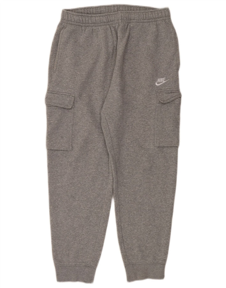 Pantaloni de trening cargo Nike pentru bărbați Joggeri, bumbac, gri mediu