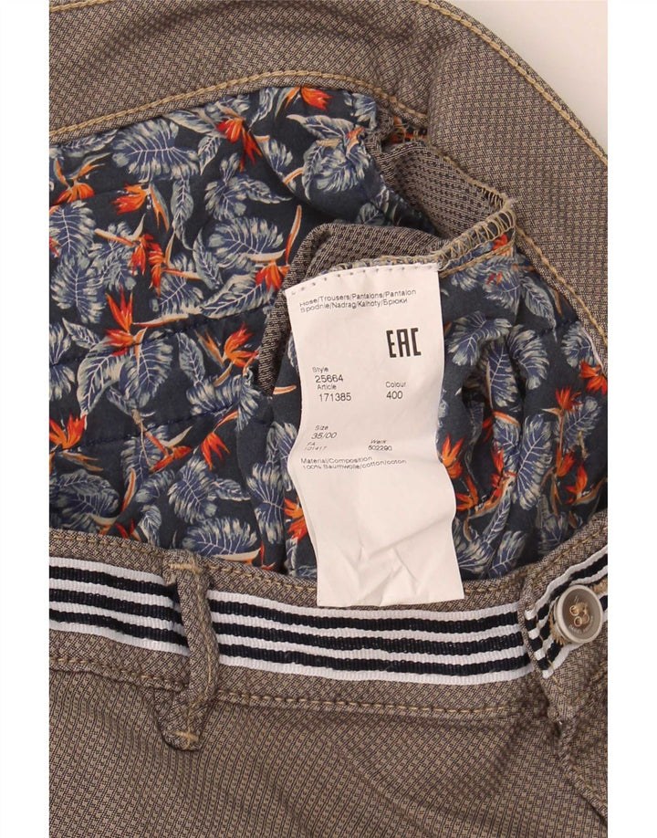 Daniel Hechter Pantaloni scurți chino pentru bărbați W35, bumbac gri mare