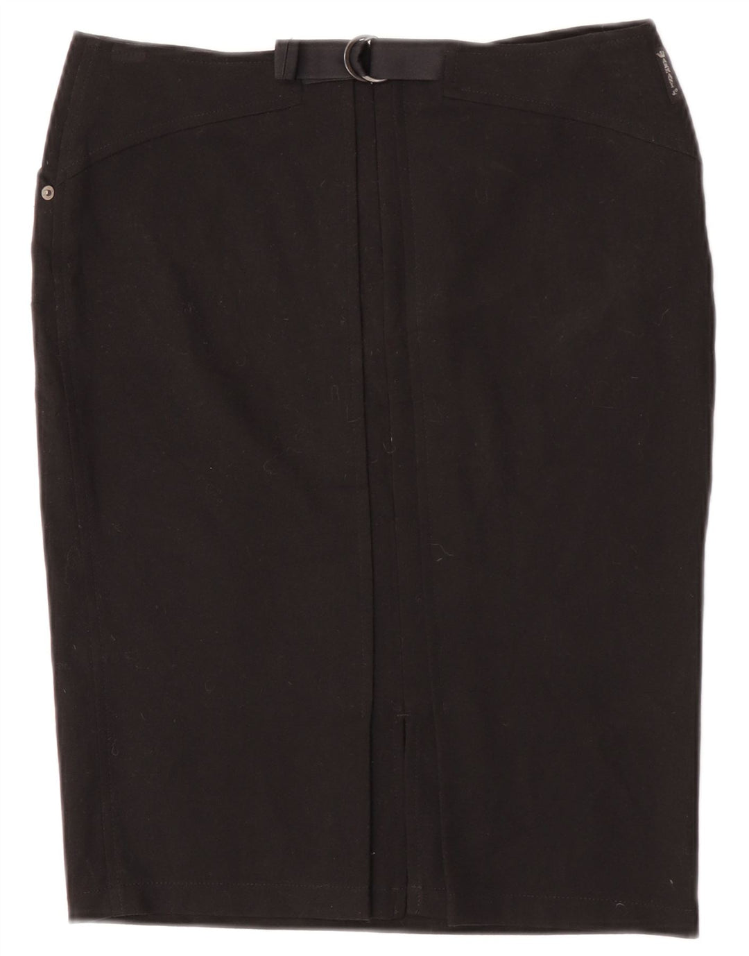 Fusta creion pentru femei Armani UK 12 Medium W30 Poliester negru