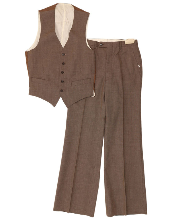 Set 2 piese pentru bărbați Vintage IT 48 Medium W28 L32 Maro