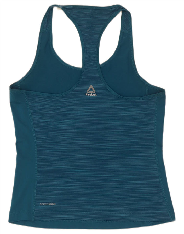 Vestă Reebok pentru femei UK 8/10 Small Blue Flecked Polyester
