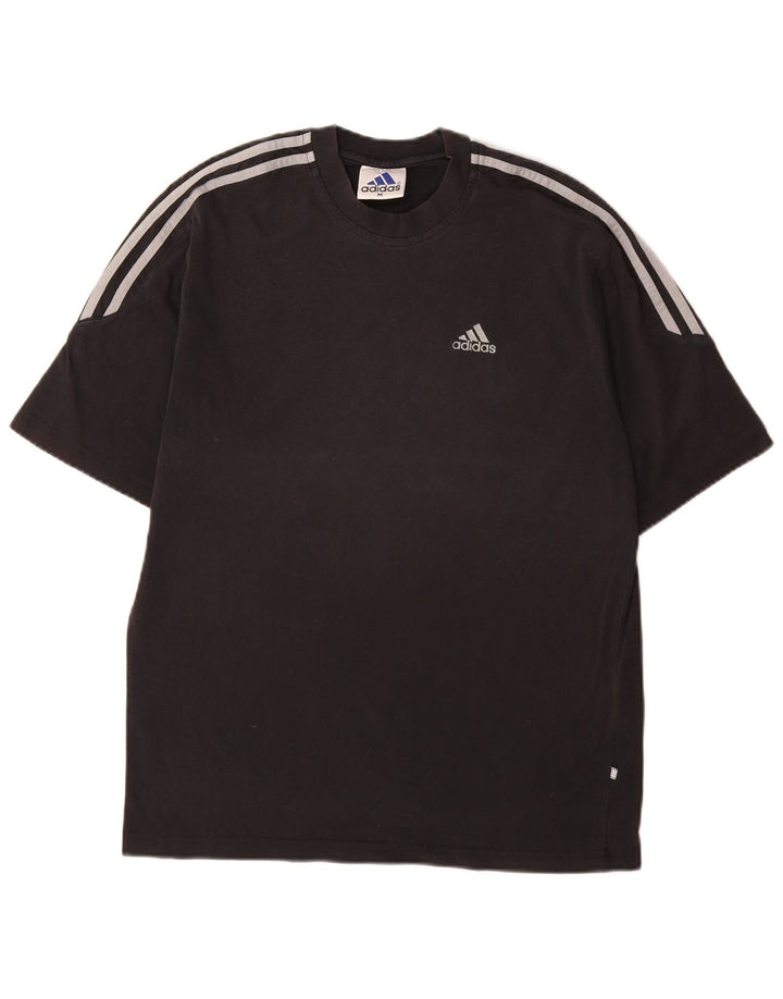 Tricou Bărbați Adidas Top Mediu Negru Bumbac