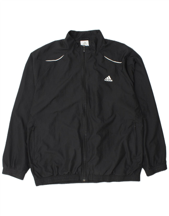 Jachetă de trening pentru bărbați ADIDAS XL, poliester negru