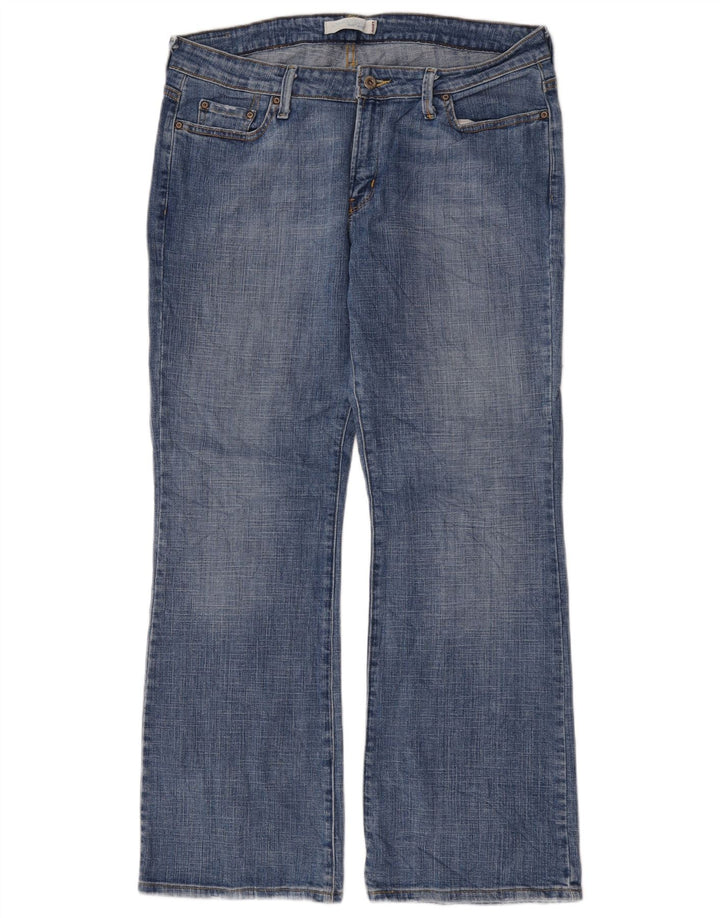 Blugi Levi's pentru femei 545 Low Bootcut US 14 XL W36 L31 Blue Bumbac