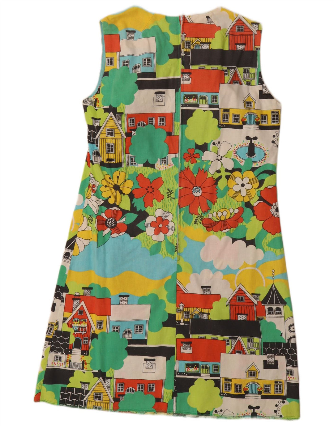 VINTAGE Rochie de bază pentru femei IT 42 Medium Multicolor Floral Noutate