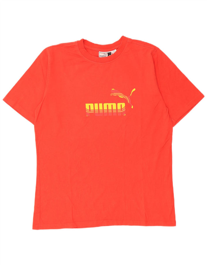 Tricou grafic pentru bărbați Puma Top, bumbac roșu mediu
