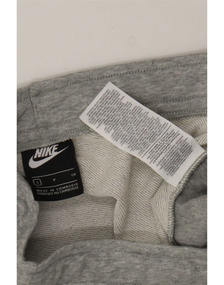 Pantaloni scurti sport Nike pentru femei UK 10, bumbac gri mic