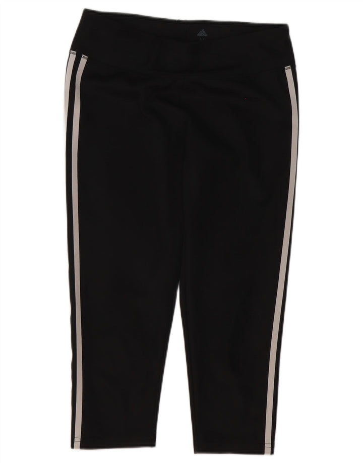 Leggings Adidas Climalite Capri pentru femei UK 12/14 Medium Black