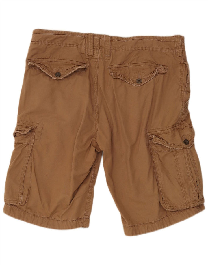 Pantaloni scurți cargo pentru bărbați Fat Face W34, bumbac maro mare