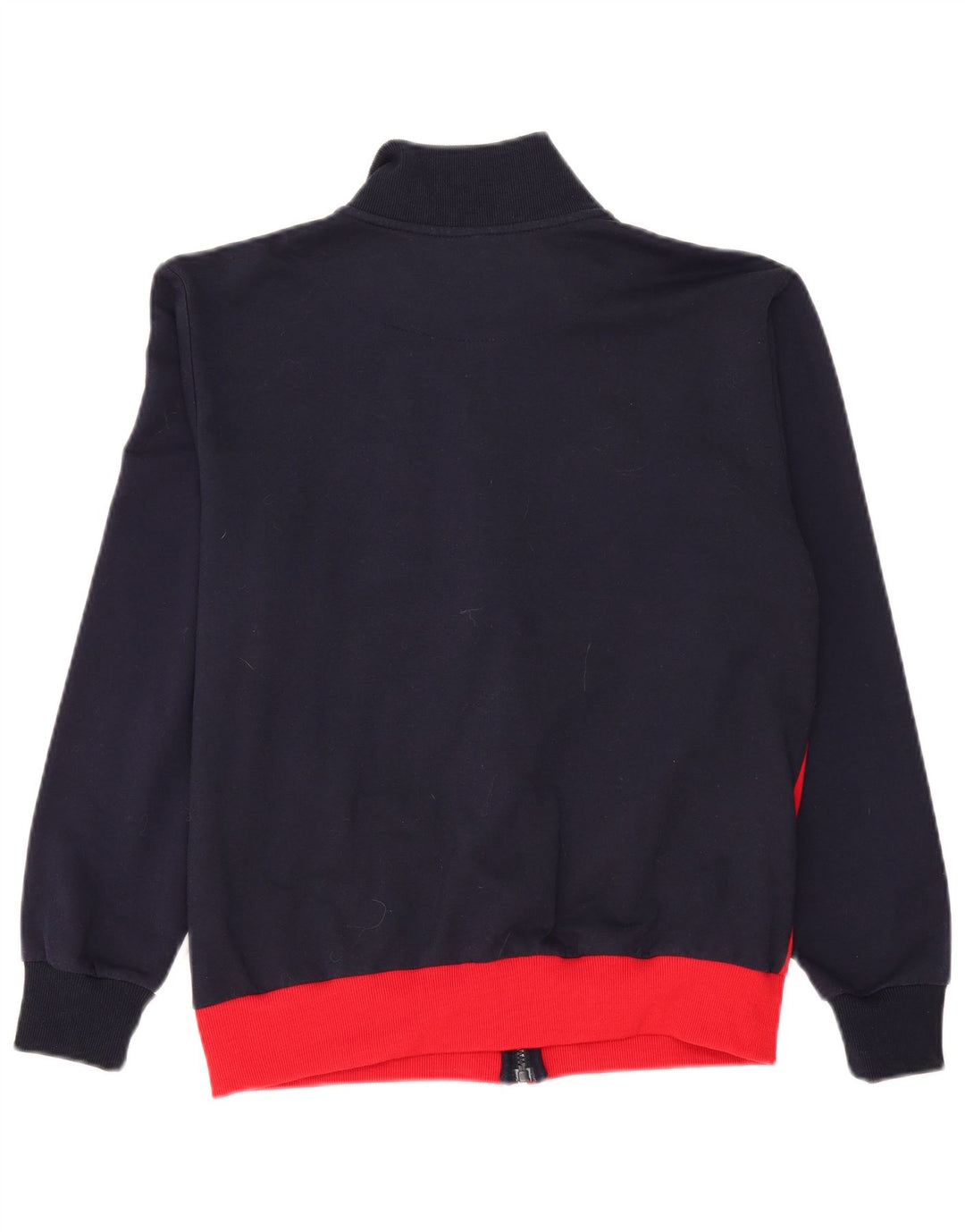 Jachetă de top pentru trening grafic Umbro pentru bărbați, bumbac color block, albastru bleumarin mediu
