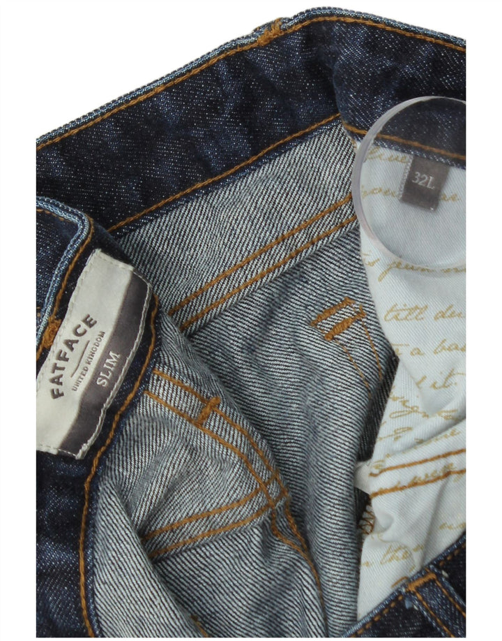 Blugi slim pentru bărbați Fat Face L32 L34 Bumbac bleumarin