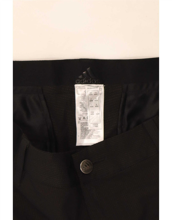 Pantaloni chino slim pentru bărbați Adidas W34 L29 poliester negru