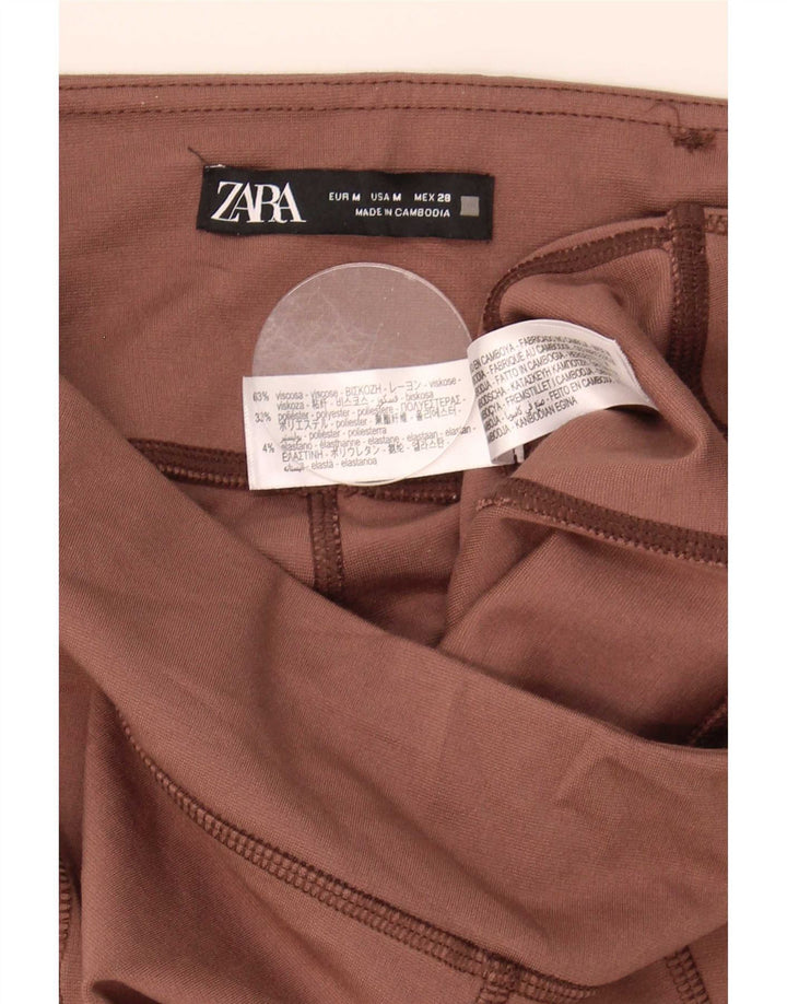 Leggings pentru femei Zara Medium L28 L29 Maro Viscoză