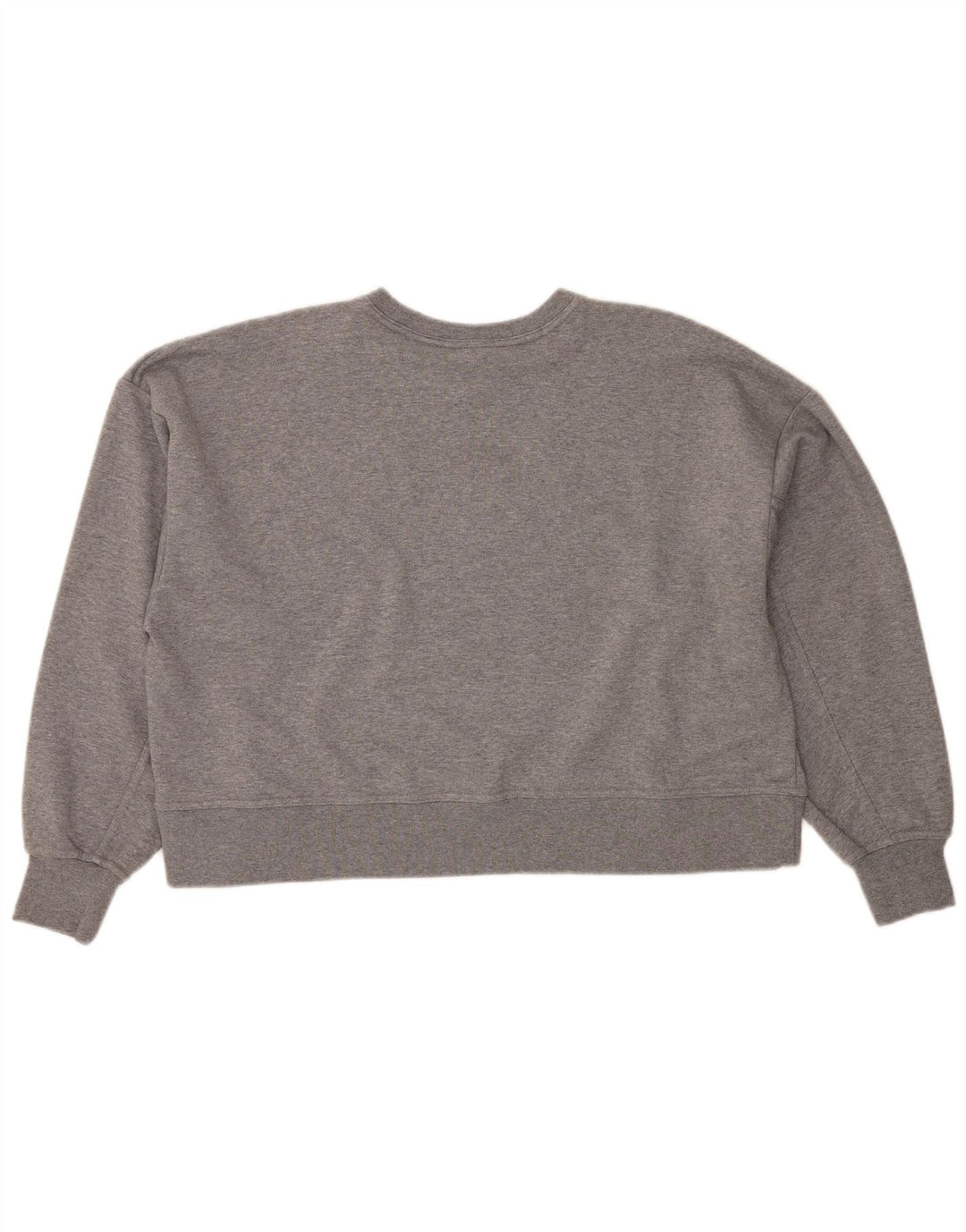 Pulover NIKE pentru femei, supradimensionat, cu grafic crop, UK 16, mare, gri