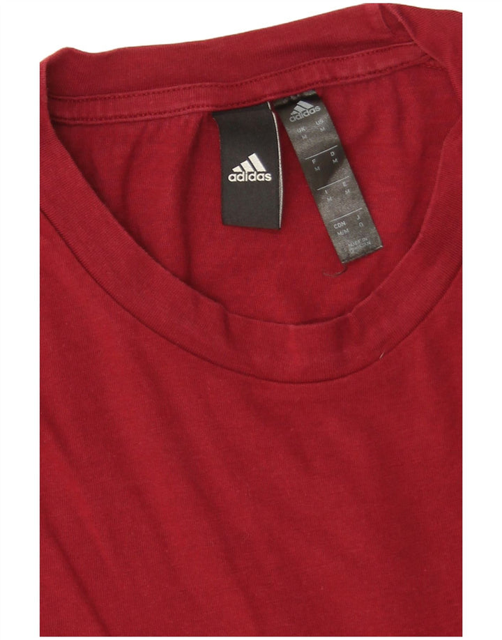 Tricou pentru bărbați Adidas Top Medium Red Bumbac