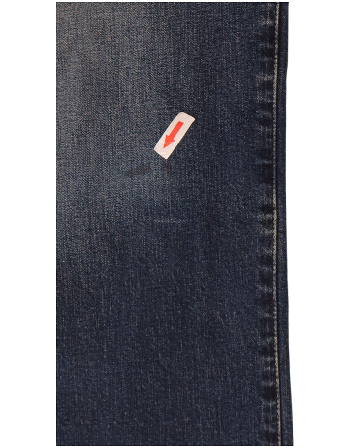 Blugi drepti pentru femei Armani W29 L29 Bumbac albastru