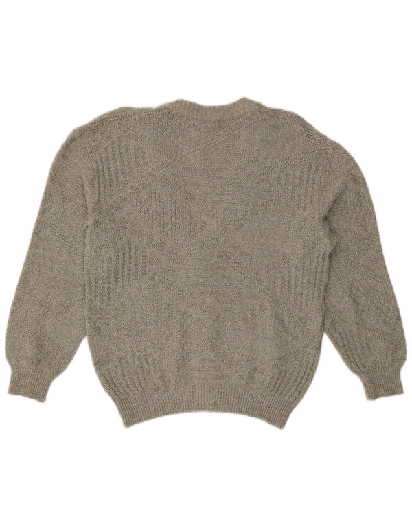 Pulover Cardigan Vintage pentru bărbați IT 50 Large Gri