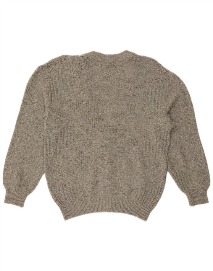Pulover Cardigan Vintage pentru bărbați IT 50 Large Gri
