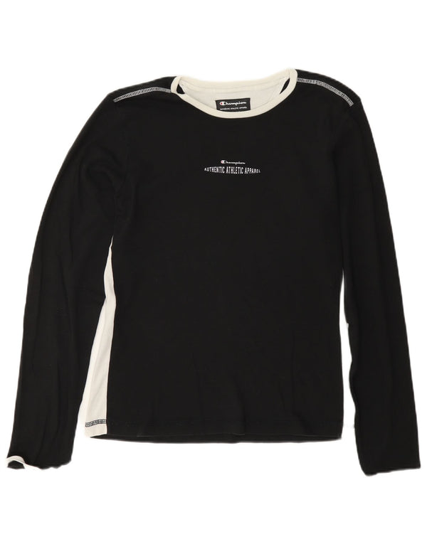 Top cu grafic pentru femei Champion cu mânecă lungă UK 18 XL, bumbac, sport