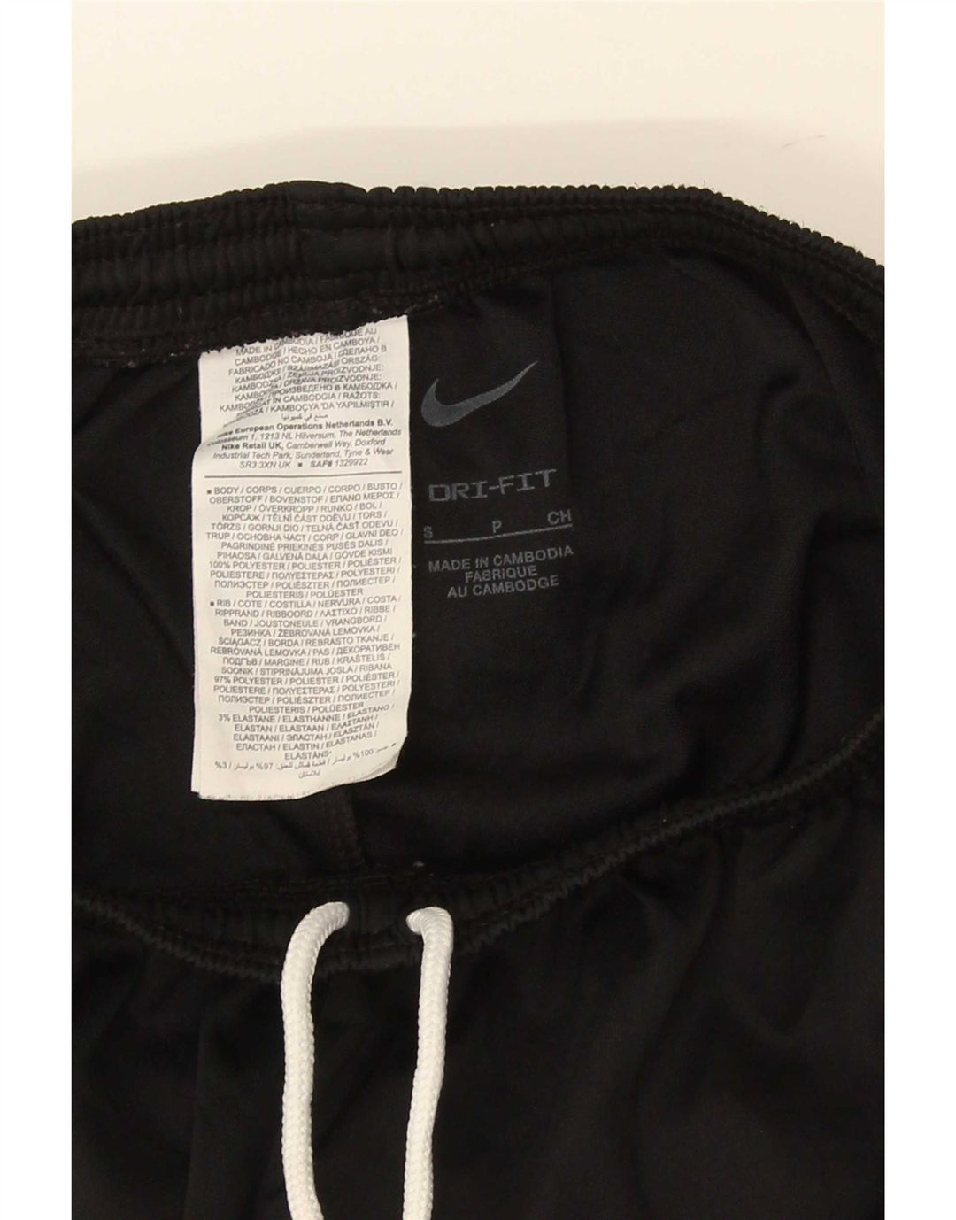 Pantaloni de trening Nike Dri Fit pentru bărbați, poliester negru mic