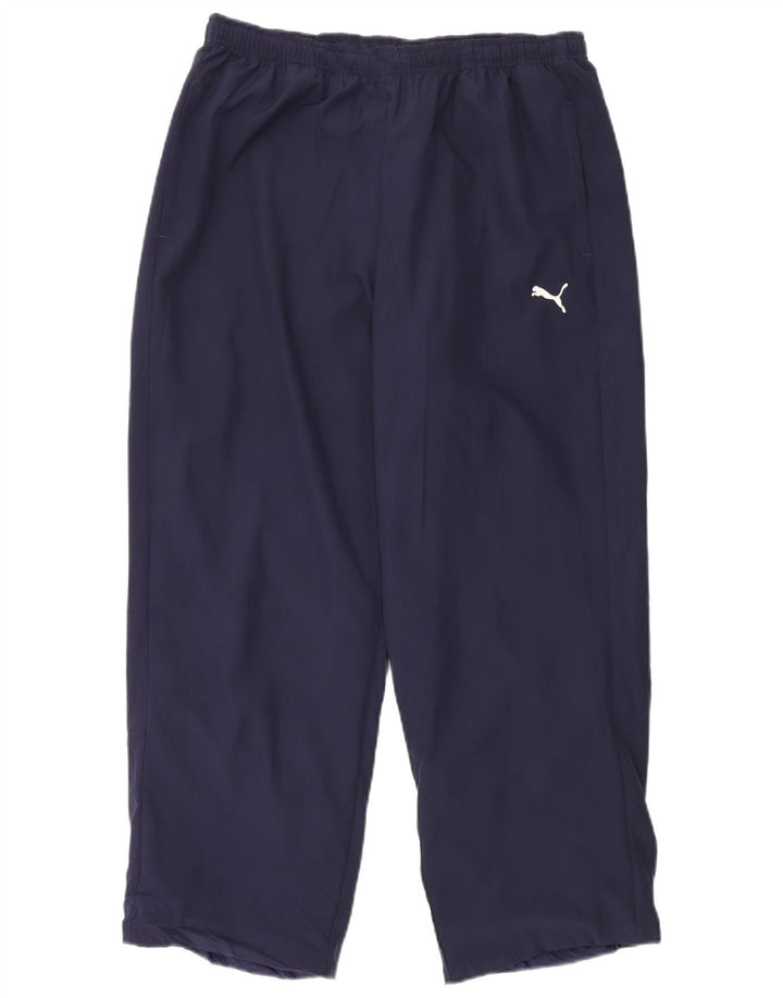 Pantaloni de trening PUMA pentru bărbați, mari, albastru, poliester