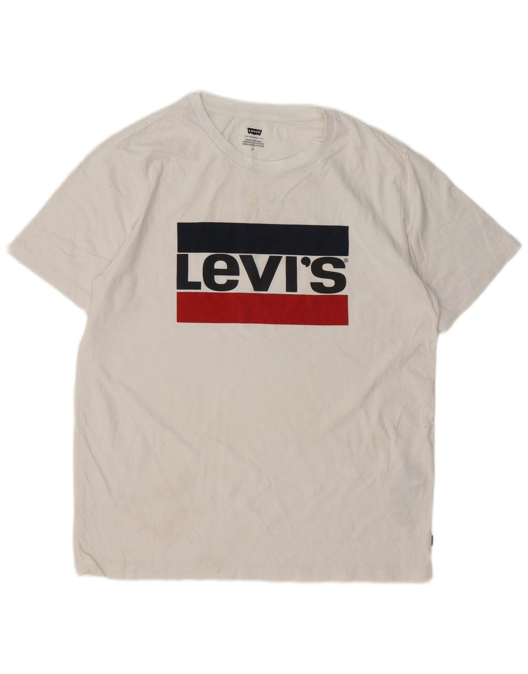 Tricou grafic pentru bărbați Levi's Top Medium White Bumbac