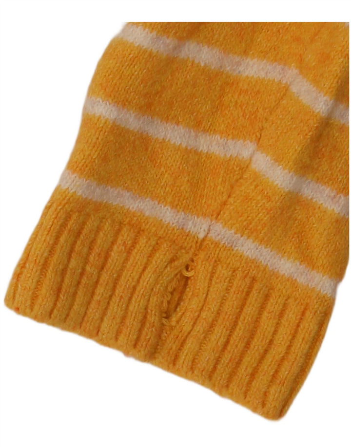 FAT FACE Pulover pentru femei cu decolteu triplu UK 12 Medium Blue Striped