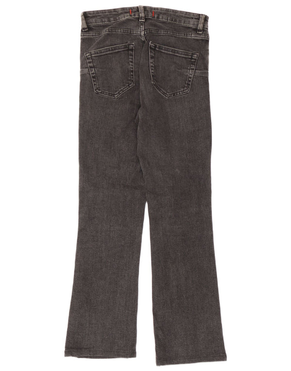Blugi Zara Femei Bootcut EU 36 XS W26 L27 Gri Bumbac