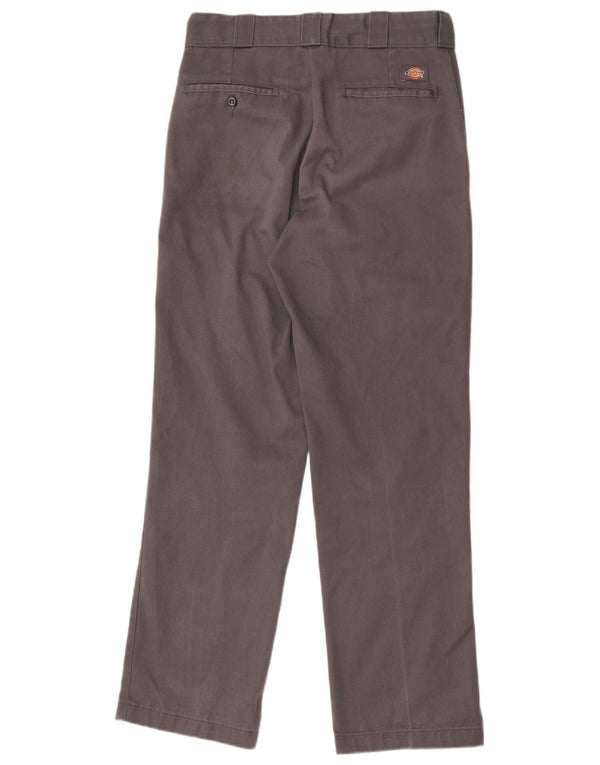 Pantaloni chino drepți pentru bărbați Dickies W32 L32 poliester gri