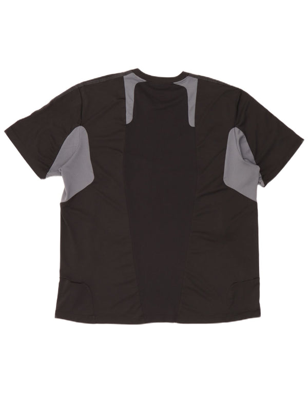 Tricou Adidas Climacool pentru bărbați Top 2XL Negru Poliester Colorblock