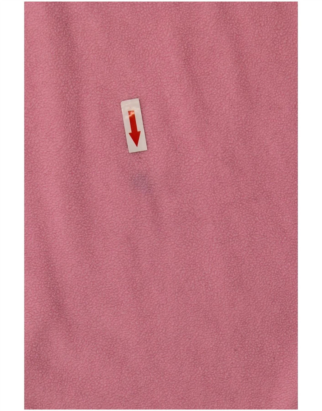 Jumper Reebok pentru femei, cu fermoar și gât, din fleece UK 16, mare, roz, poliester