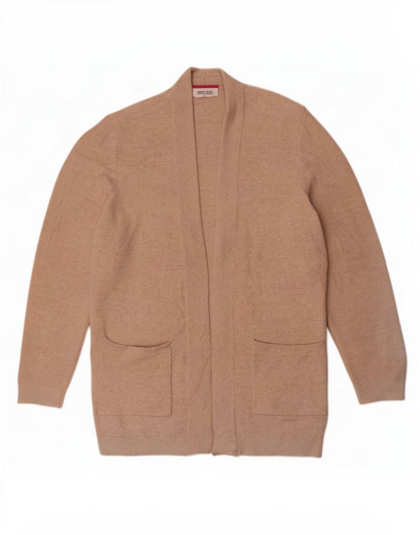 White Stuff Pulover cardigan deschis pentru femei UK 10 Mic Bej