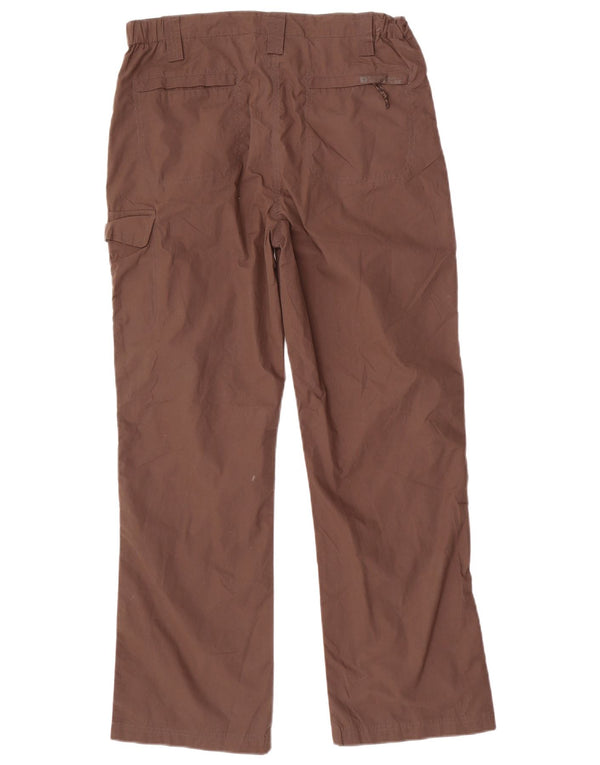 Mountain Warehouse Pantaloni cargo drepti pentru femei UK 10 Small W30 L29 Maro