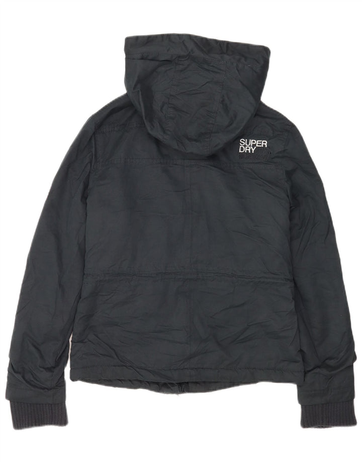 Jachetă Windbreaker cu grafică Superdry pentru femei UK 10 Small Bleumarin