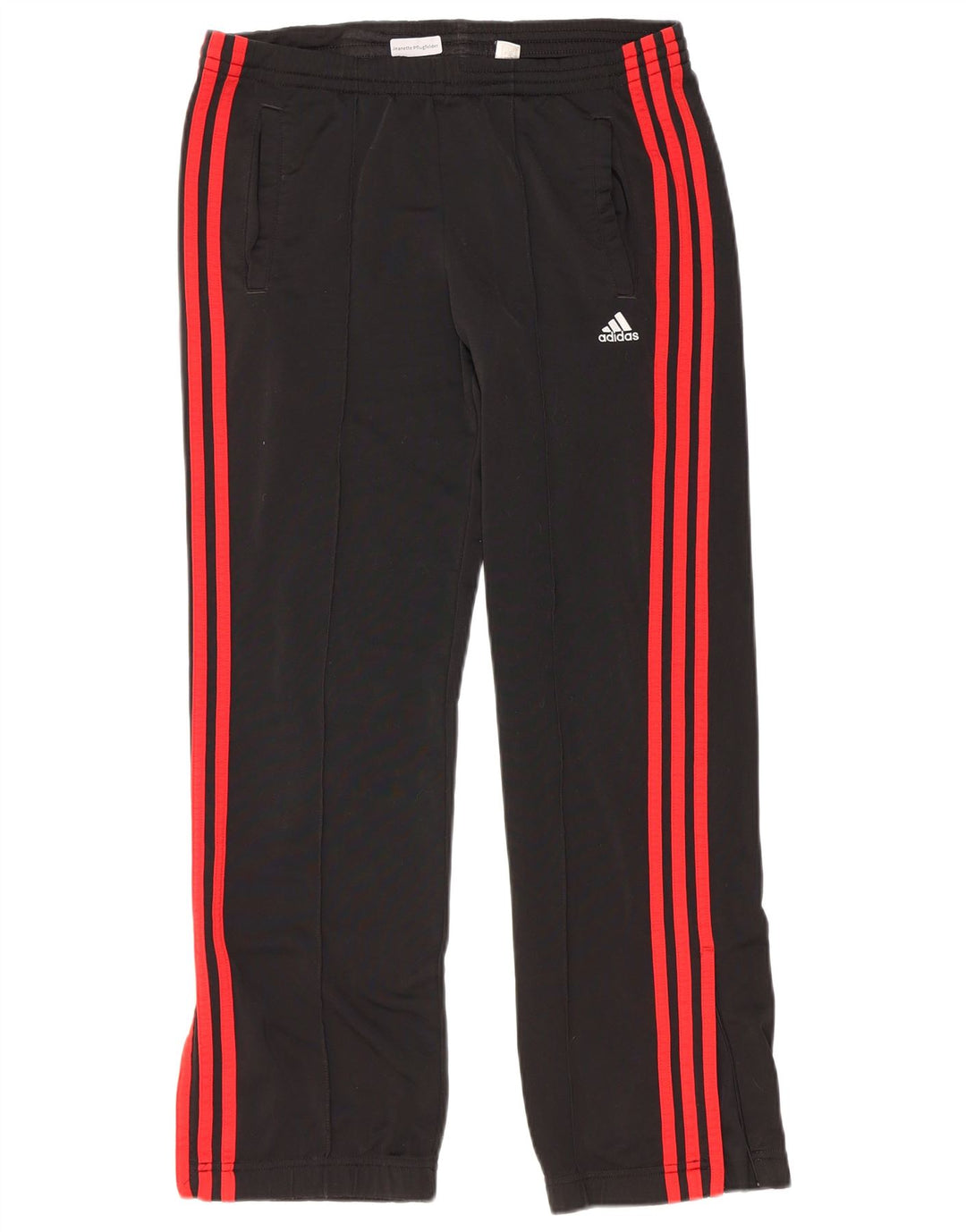 Pantaloni de trening Adidas baieti 11-12 ani poliester negru